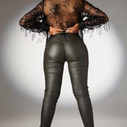 WOMENS PANTS AMY PANT-OLIVE Best Seller