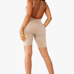 WOMENS ROMPERS & JUMPSUITS MADARA ROMPER - BEIGE Best Seller
