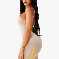 WOMENS ROMPERS & JUMPSUITS MADARA ROMPER - BEIGE Best Seller