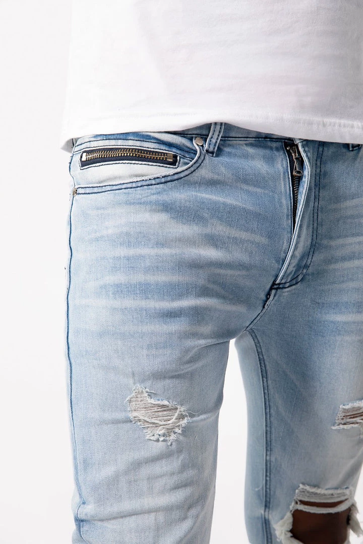 MENS JEANS Denim DAG 5 POCKET JEAN- BLUE 5 MENS JEANS Denim DAG 5 POCKET JEAN- BLUE