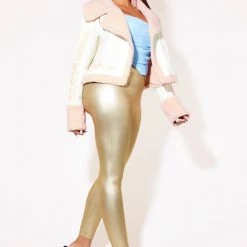 WOMENS JACKETS Best Seller LIA JACKET - CREAM/PINK