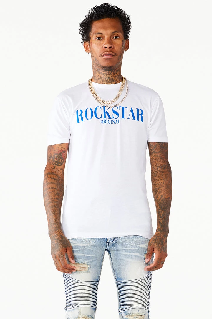 MENS TEES Tops OCTAVIO PRINTED T-SHIRT- WHITE 3 MENS TEES Tops OCTAVIO PRINTED T-SHIRT- WHITE