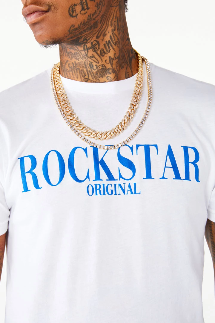 MENS TEES Tops OCTAVIO PRINTED T-SHIRT- WHITE 6 MENS TEES Tops OCTAVIO PRINTED T-SHIRT- WHITE