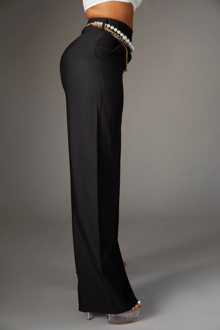 WOMENS PANTS COCO PANT-BLACK 8 WOMENS PANTS COCO PANT-BLACK