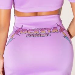 WOMENS DRESSES COCO SKIRT SET-LAVENDER