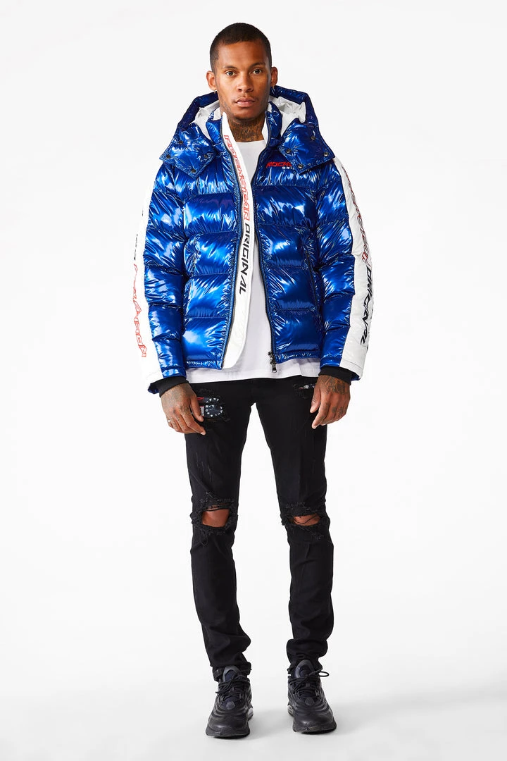 MENS OUTERWEAR Jackets & Outerwear Metallic Royal Blue Alasia Puffer Jacket 9 MENS OUTERWEAR Jackets & Outerwear Metallic Royal Blue Alasia Puffer Jacket