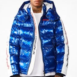 MENS OUTERWEAR Jackets & Outerwear Metallic Royal Blue Alasia Puffer Jacket 20 MENS OUTERWEAR Jackets & Outerwear Metallic Royal Blue Alasia Puffer Jacket