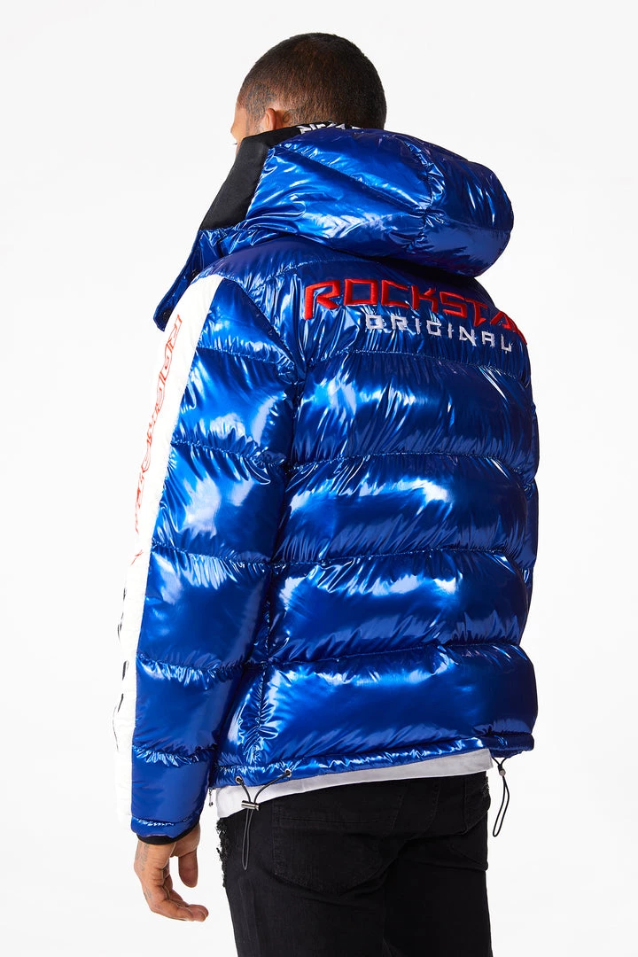 MENS OUTERWEAR Jackets & Outerwear Metallic Royal Blue Alasia Puffer Jacket 6 MENS OUTERWEAR Jackets & Outerwear Metallic Royal Blue Alasia Puffer Jacket