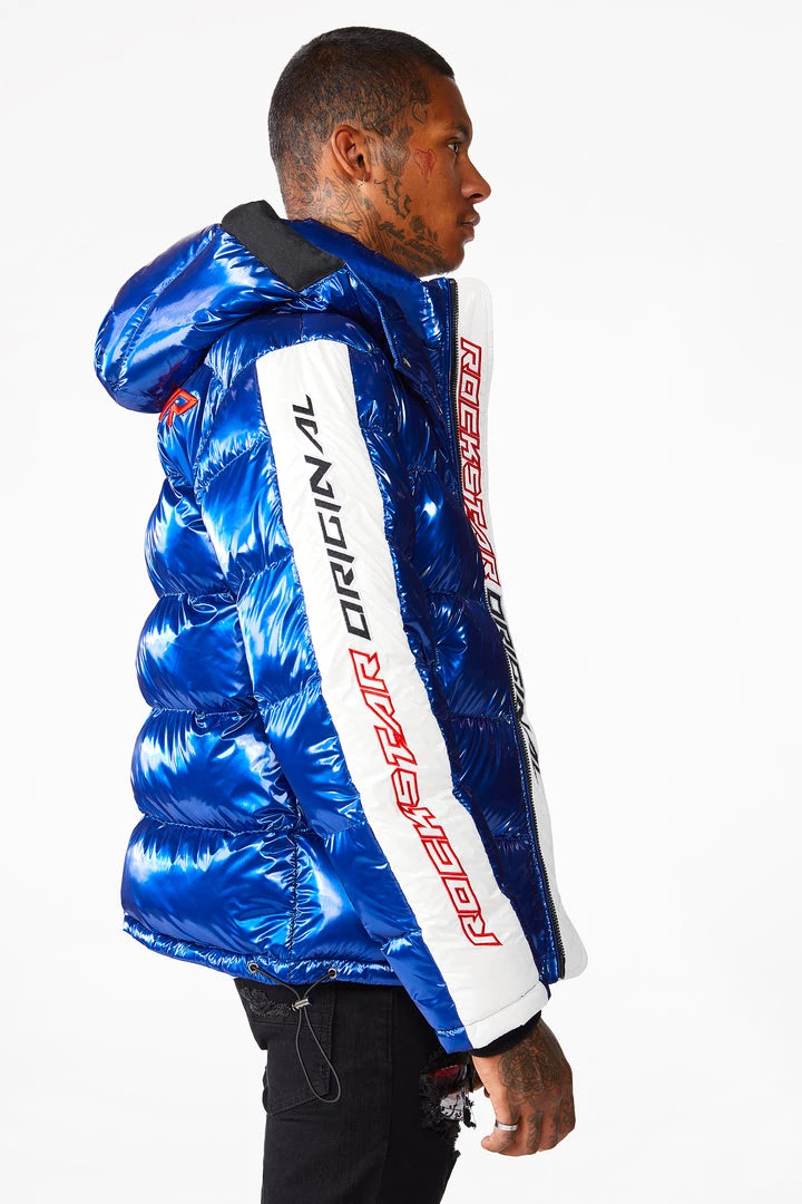 MENS OUTERWEAR Jackets & Outerwear Metallic Royal Blue Alasia Puffer Jacket 5 MENS OUTERWEAR Jackets & Outerwear Metallic Royal Blue Alasia Puffer Jacket