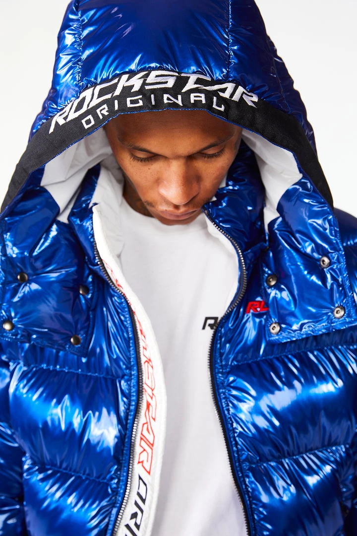 MENS OUTERWEAR Jackets & Outerwear Metallic Royal Blue Alasia Puffer Jacket 7 MENS OUTERWEAR Jackets & Outerwear Metallic Royal Blue Alasia Puffer Jacket