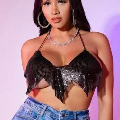 WOMENS TOPS TWORK TOP-BLACK Best Seller