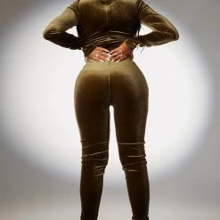 WOMENS ROMPERS & JUMPSUITS TYRA JUMPSUIT-OLIVE 16 WOMENS ROMPERS & JUMPSUITS TYRA JUMPSUIT-OLIVE