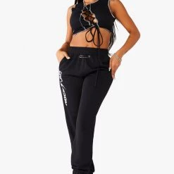 WOMENS DRESSES KIRIA TRACK SET - BLACK Best Seller