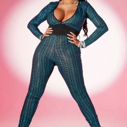 WOMENS ROMPERS & JUMPSUITS CASSANDRA JUMPSUIT-BLUE Best Seller