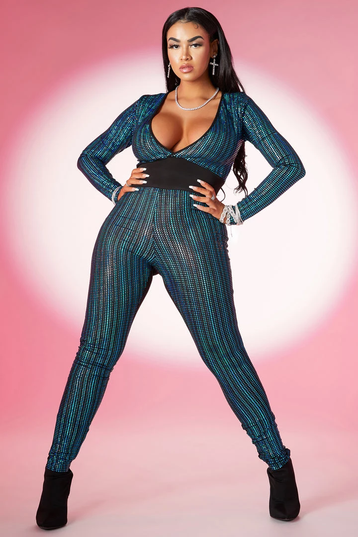 WOMENS ROMPERS & JUMPSUITS CASSANDRA JUMPSUIT-BLUE Best Seller 1 WOMENS ROMPERS & JUMPSUITS CASSANDRA JUMPSUIT-BLUE Best Seller