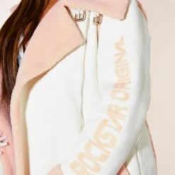 WOMENS JACKETS CHARLOTTE JACKET - CREAM/PINK