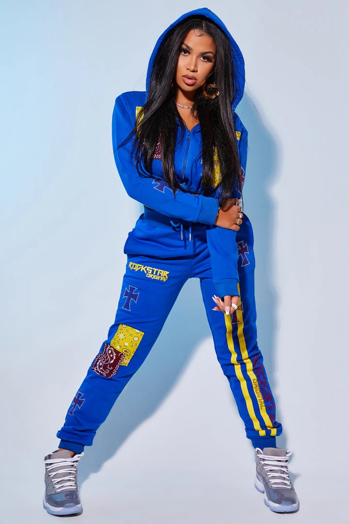 WOMENS TRACK SETS HARPER TRACKSET-ROYAL BLUE 1 WOMENS TRACK SETS HARPER TRACKSET-ROYAL BLUE