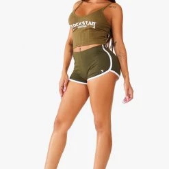 WOMENS ACTIVE SHORT SETS GRACE SHORT SET - OLIVE