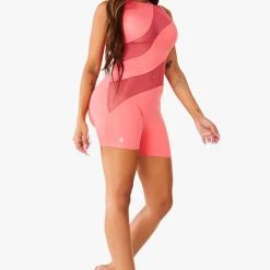 WOMENS ROMPERS & JUMPSUITS KIANA ROMPER - CORAL Best Seller