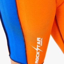 WOMENS ROMPERS & JUMPSUITS HAYDEN ROMPER - ORANGE/ROYAL Best Seller