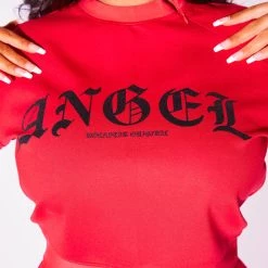 WOMENS TRACK SETS ANGEL TRACKSET-RED