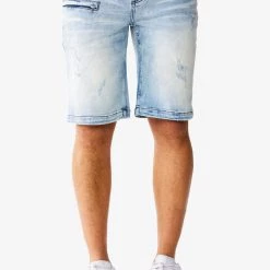 MENS SHORTS DAG WASH DENIM SHORT- BLUE