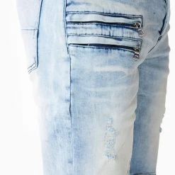 MENS SHORTS DAG WASH DENIM SHORT- BLUE