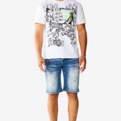 MENS SHORTS KENNY DENIM SHORT- BLUE