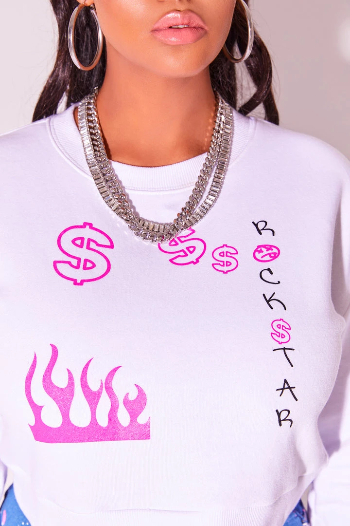 WOMENS HOODIES & SWEATSHIRTS Best Seller THE BANK CREWNECK-WHITE 6 WOMENS HOODIES & SWEATSHIRTS Best Seller THE BANK CREWNECK-WHITE