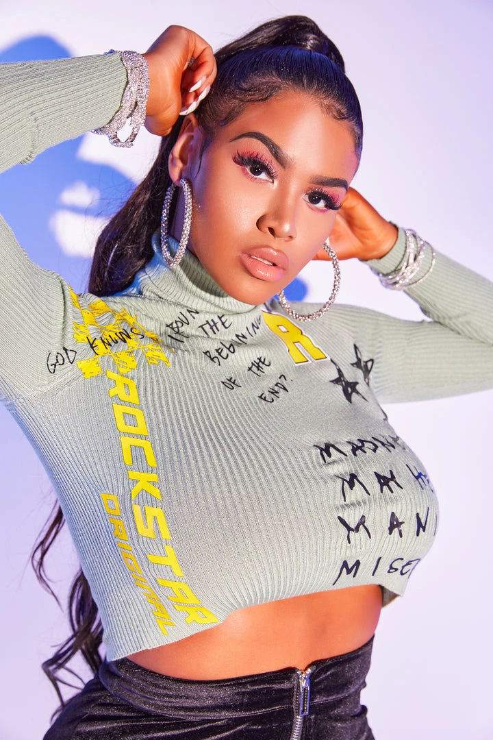 WOMENS HOODIES & SWEATSHIRTS BROOKLYN TURTLENECK-GREEN Best Seller 4 WOMENS HOODIES & SWEATSHIRTS BROOKLYN TURTLENECK-GREEN Best Seller