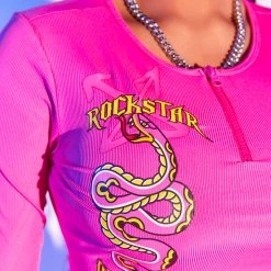 WOMENS ACTIVEWEAR FINLEY RIBBED ACTIVE SET-PINK