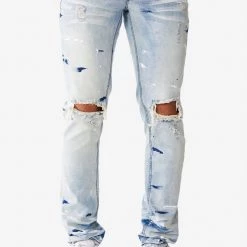 MENS JEANS VINCI PAINTER JEAN- BLUE