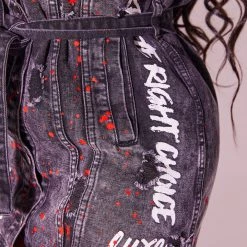 WOMENS JACKETS Best Seller TALK ABOUT IT DISTRESSED JACKET-BLACK 17 WOMENS JACKETS Best Seller TALK ABOUT IT DISTRESSED JACKET-BLACK