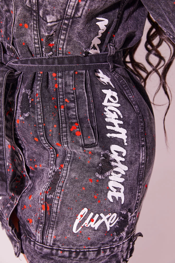 WOMENS JACKETS Best Seller TALK ABOUT IT DISTRESSED JACKET-BLACK 9 WOMENS JACKETS Best Seller TALK ABOUT IT DISTRESSED JACKET-BLACK