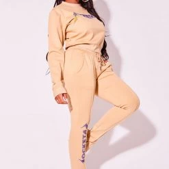 WOMENS TRACK SETS LOTTIE TRACKSET-BEIGE