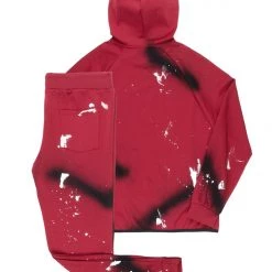 MENS TRACK SETS LORO GRAPHIC TRACK SET-BURGUNDY 7 MENS TRACK SETS LORO GRAPHIC TRACK SET-BURGUNDY