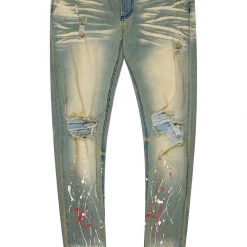 MENS JEANS LUKA PAINTER JEAN-DARK WASH