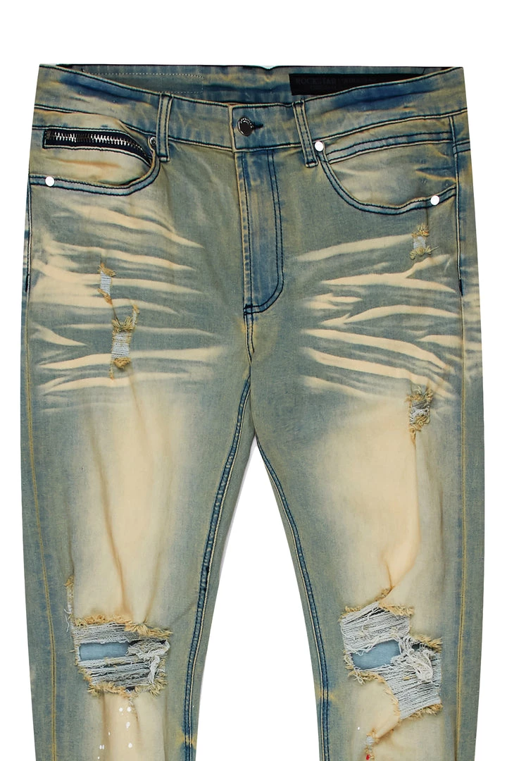MENS JEANS LUKA PAINTER JEAN-DARK WASH 2 MENS JEANS LUKA PAINTER JEAN-DARK WASH