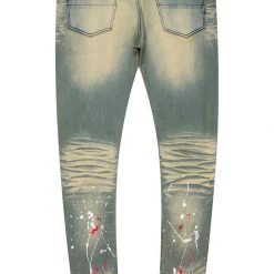 MENS JEANS LUKA PAINTER JEAN-DARK WASH 5 MENS JEANS LUKA PAINTER JEAN-DARK WASH