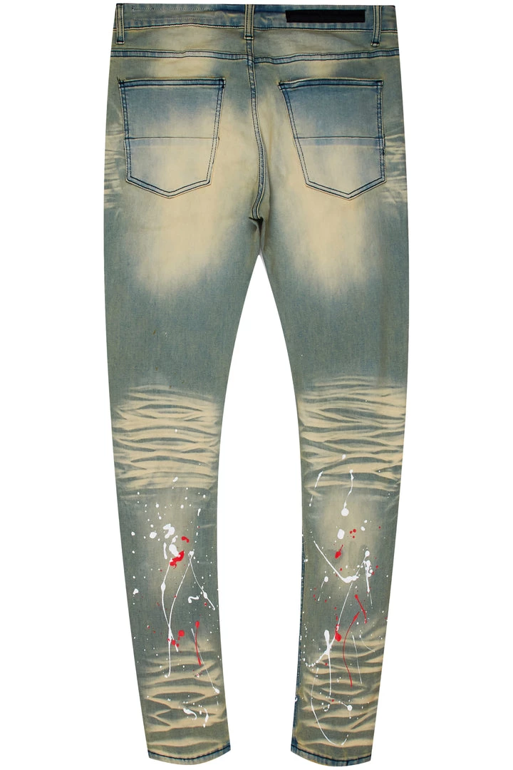 MENS JEANS LUKA PAINTER JEAN-DARK WASH 3 MENS JEANS LUKA PAINTER JEAN-DARK WASH