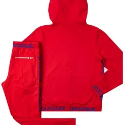 MENS TRACK SETS LAZARUS TRACKSET -RED 7 MENS TRACK SETS LAZARUS TRACKSET -RED