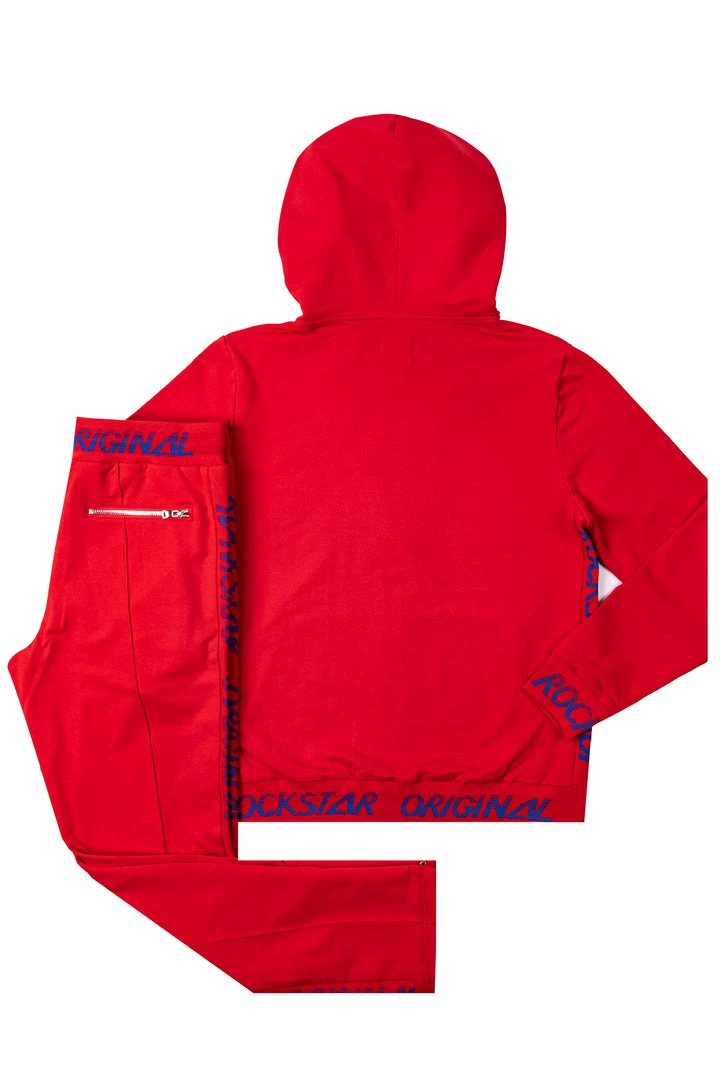 MENS TRACK SETS LAZARUS TRACKSET -RED 4 MENS TRACK SETS LAZARUS TRACKSET -RED