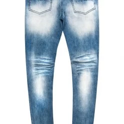 MENS JEANS LORCAN PRINTED JEAN-BLUE Denim 5 MENS JEANS LORCAN PRINTED JEAN-BLUE Denim