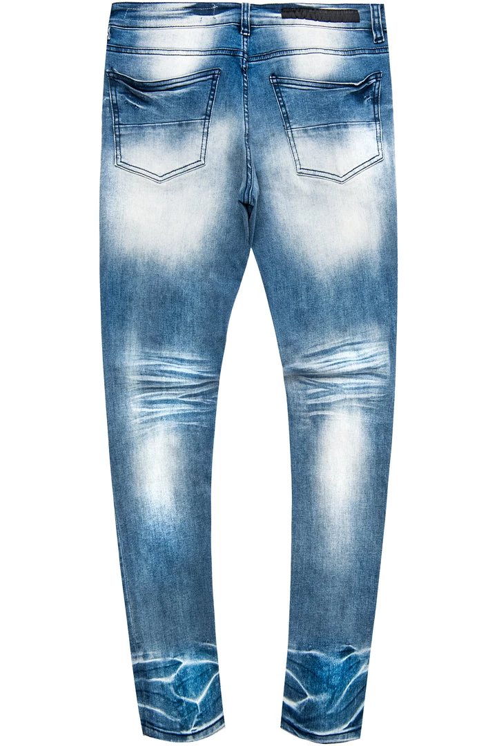 MENS JEANS LORCAN PRINTED JEAN-BLUE Denim 3 MENS JEANS LORCAN PRINTED JEAN-BLUE Denim