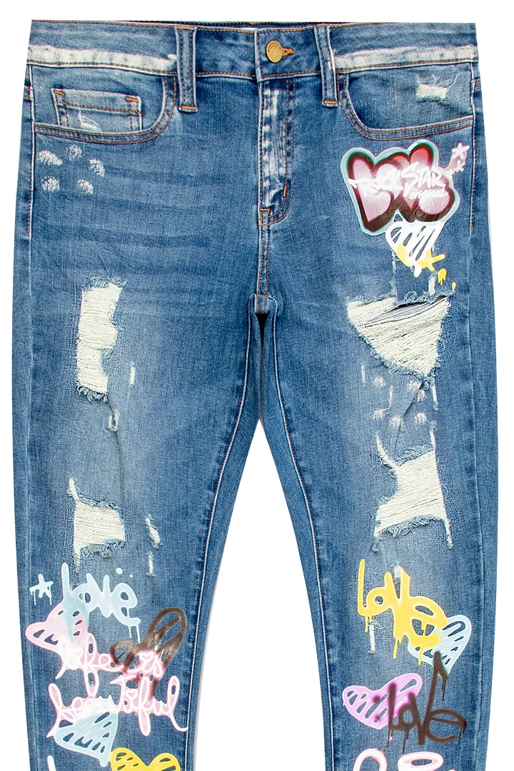 WOMENS JEANS Best Seller LOVERGIRL JEAN - MED. WASH 2 WOMENS JEANS Best Seller LOVERGIRL JEAN - MED. WASH