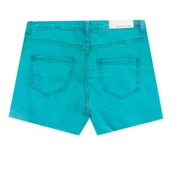 WOMENS SHORTS LOLI DENIM SHORTS - TURQUOISE