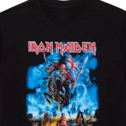 MENS TEES MAIDEN WEST T-SHIRT-BLACK