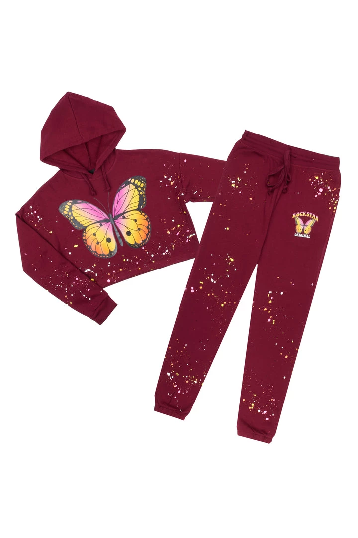 WOMENS TRACK SETS MARIPOSA TRACKSET-BURGUNDY 1 WOMENS TRACK SETS MARIPOSA TRACKSET-BURGUNDY