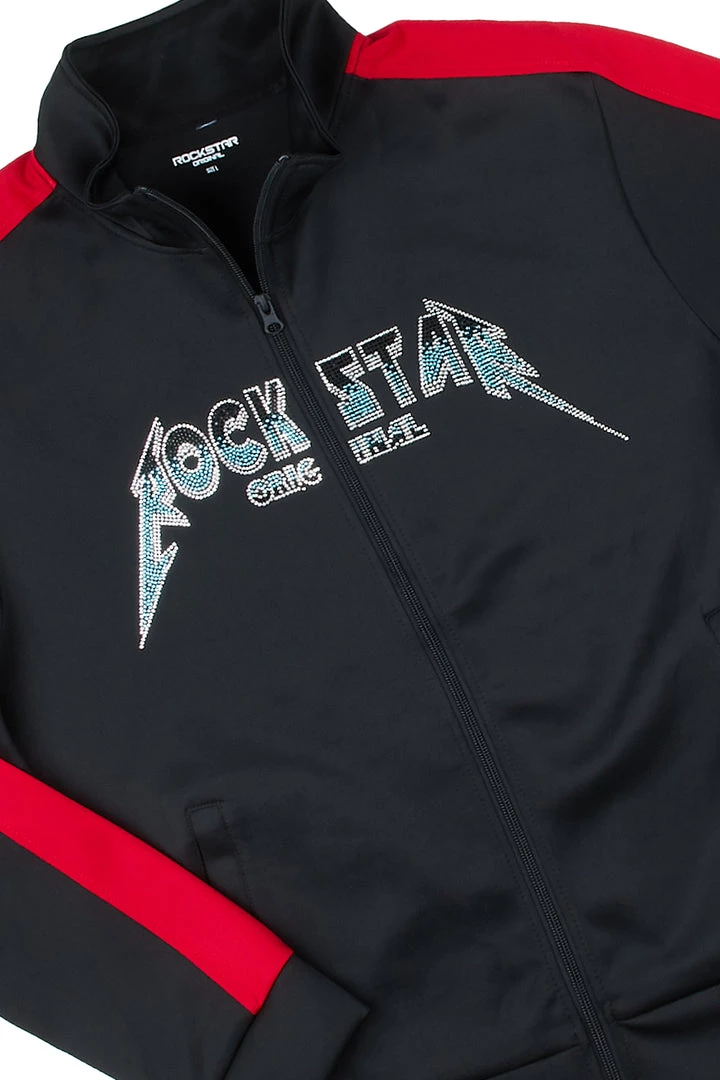 MENS TRACK SETS MARQI GRAPHIC TRACK SET-BLACK/RED 2 MENS TRACK SETS MARQI GRAPHIC TRACK SET-BLACK/RED