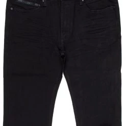 MENS JEANS Denim JAYMES STACKED FLARE JEAN-BLACK